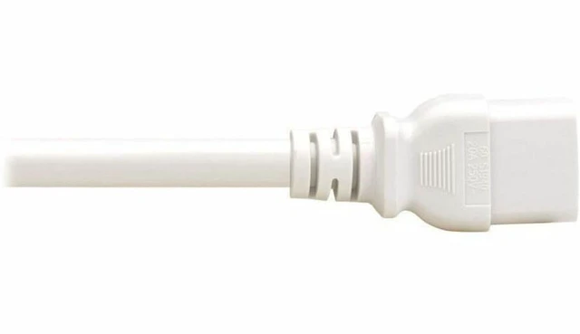 Alt view image 8 of 8 - PDU POWER CORD, C19 TO P-LOCK LITE C20 - 20A, 250V, 12 AWG, 6 FT. (1.8 M), WHITE