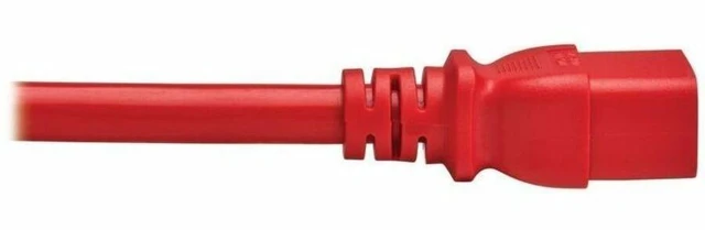 Alt view image 4 of 8 - PDU POWER CORD, C19 TO P-LOCK LITE C20 - 20A, 250V, 12 AWG, 3 FT. (0.9 M), RED,
