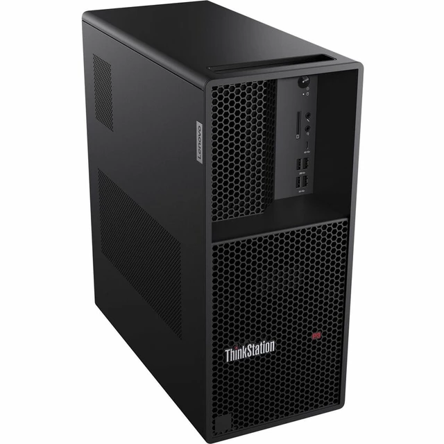 Alt view image 2 of 7 - Lenovo ThinkStation P3 Gen 2 30HT007VUS Workstation - 1 x Intel Core Ultra 9 285 - vPro Technology - 128 GB - 1 TB SSD - Tower - Intel W880 Chip - Windows 11 Pro - 1 x NVIDIA 16 GB Graphics - DVD-Writ