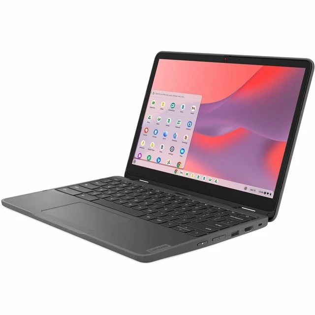 Alt view image 5 of 6 - Lenovo 500e Yoga Chromebook Gen 4 82W40039US 12.2" Touchscreen Convertible 2 in 1 Chromebook - WUXGA - 60 Hz - Intel N-Series N100 - 4 GB - 32 GB Flash Memory - English Keyboard - Graphite Gray -