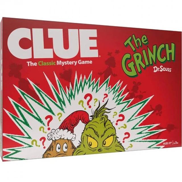 Alt view image 6 of 6 - CLUE The Grinch Mystery Board Game (USACL154779)