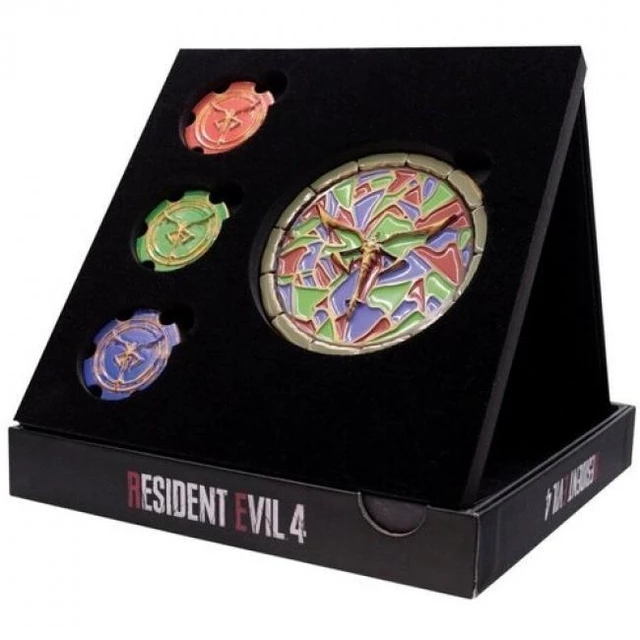 Main image of Resident Evil 4 - Church Puzzle Medallion Set