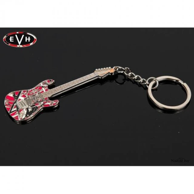 Alt view image 2 of 7 - EVH - Eddie Van Halen - Frankenstein Guitar Keychain