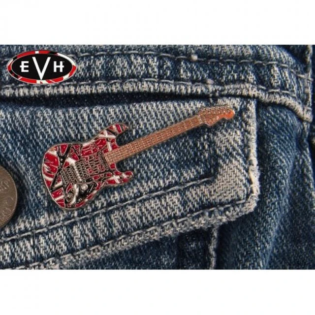 Alt view image 4 of 6 - EVH - Eddie Van Halen - Frankenstein Guitar Pin