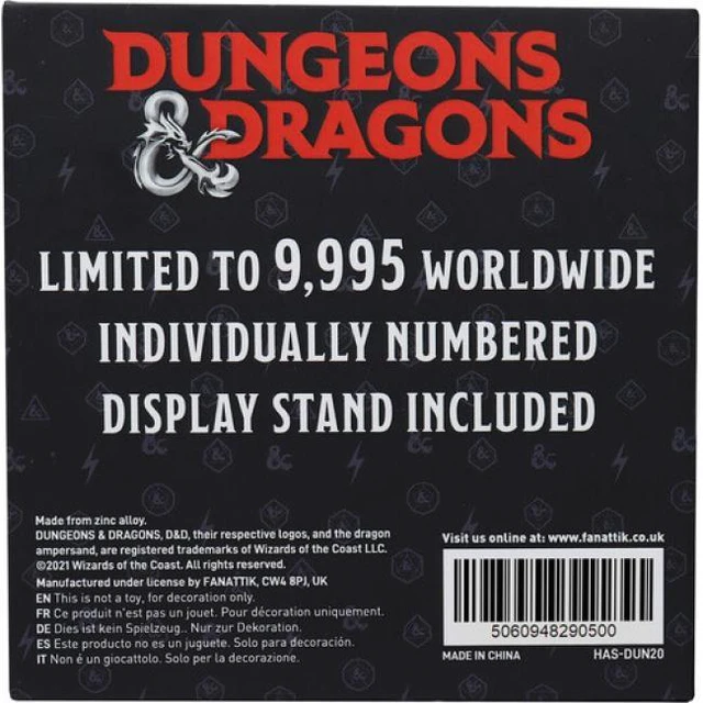 Alt view image 2 of 7 - Dungeons & Dragons - Limited Edition Medallion - Ampersand