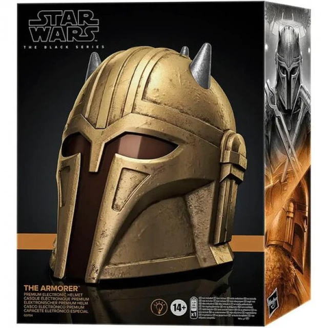 Alt view image 2 of 7 - Hasbro Collectibles - Star Wars: The Mandalorian - Black Series - The Armorer Electronic Helmet