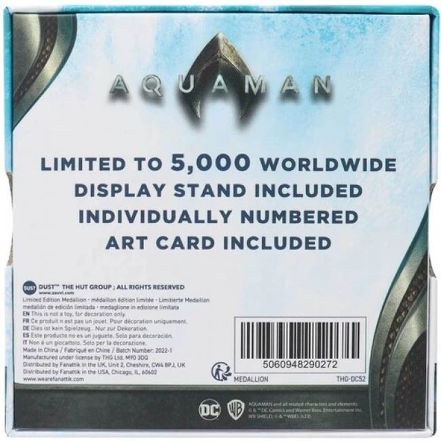 Alt view image 4 of 5 - DC Aquaman - Limited Edition Medallion
