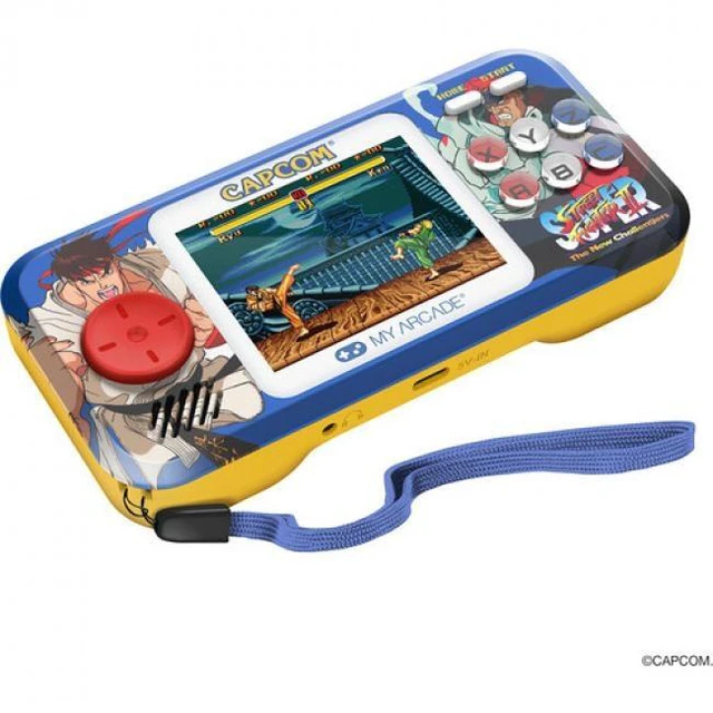 Alt view image 4 of 5 - My Arcade - DGUNL-7148 Super Street Fighter II Pocket Player Pro Portable Handheld Gaming System With Travel Case