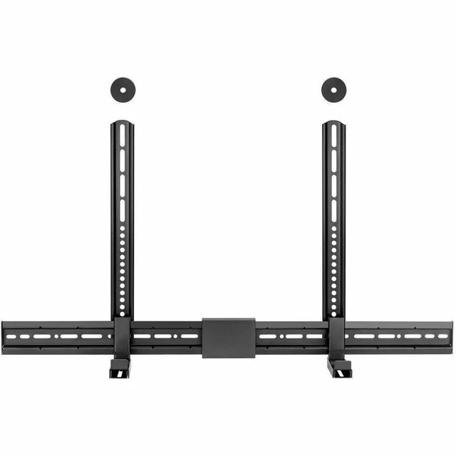 Alt view image 10 of 13 - Monoprice Heavy Duty Universal Sound Bar Mount Bracket Above or Under TV, Extends 3.4"-6.1", Fits Most Soundbars Up to 33 Lbs, Anti-Skid Base, 3 Installation Options, Max VESA 800x400mm