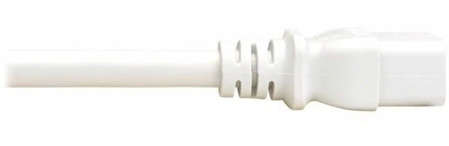 Alt view image 2 of 8 - Tripp Lite series P036-EN3-AWH-6 Power Extension Cord - 12 Gauge - 250 V AC / 20 A - White - 3 ft Cord Length - IEC 60320 C19 / IEC 60320 C20 - P-Lock, Lockable - 6 Pack - P036-EN3-AWH-6