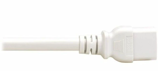 Alt view image 5 of 8 - Tripp Lite series P036-EN3-AWH-6 Power Extension Cord - 12 Gauge - 250 V AC / 20 A - White - 3 ft Cord Length - IEC 60320 C19 / IEC 60320 C20 - P-Lock, Lockable - 6 Pack - P036-EN3-AWH-6