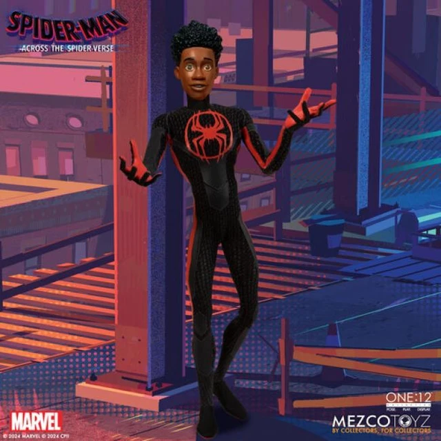 Alt view image 5 of 7 - Mezco - Spider-Man: Across the Spider-Verse - One:12 Collective - Miles Morales