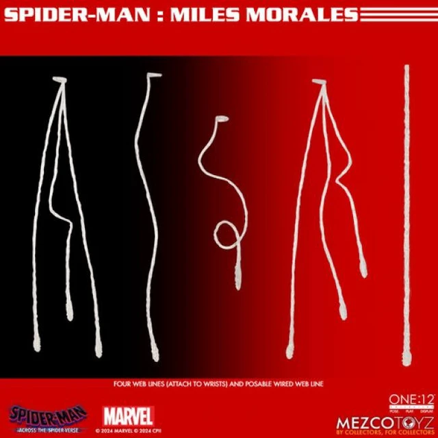 Alt view image 7 of 7 - Mezco - Spider-Man: Across the Spider-Verse - One:12 Collective - Miles Morales
