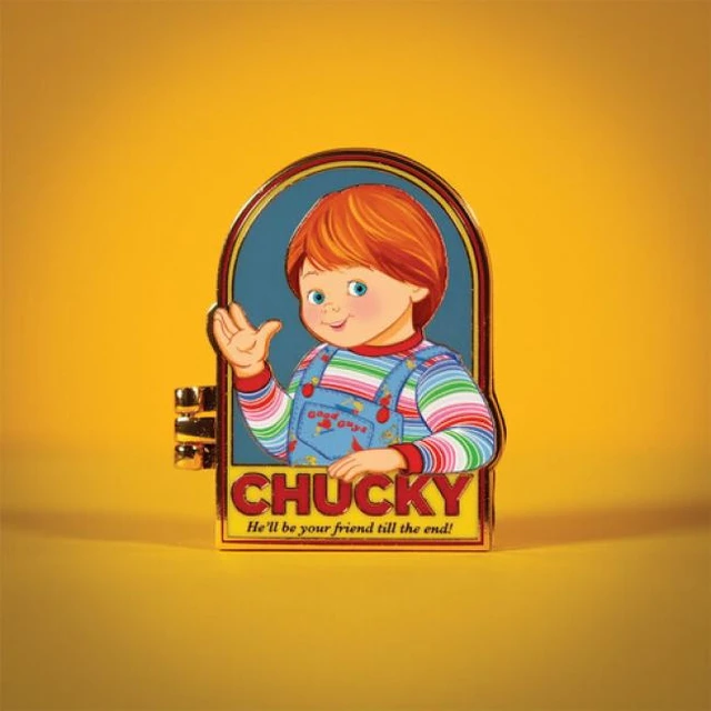Alt view image 2 of 7 - Chucky - Limited Edition Hinged Pin Badge