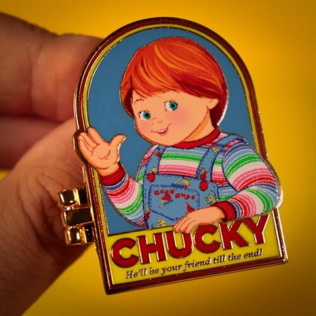 Alt view image 4 of 7 - Chucky - Limited Edition Hinged Pin Badge