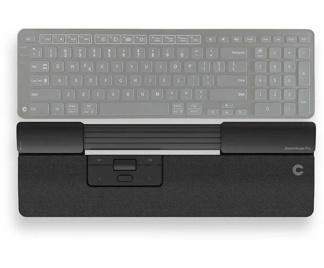 Alt view image 12 of 13 - Contour Slider Mouse Pro - Wireless - Bluetooth - 2.40 GHz - Rechargeable - USB - 2800 dpi - Scroll Wheel - 6 Button(s) - 6 Programmable Button(s) - Symmetrical - 3 Month Battery Run Time