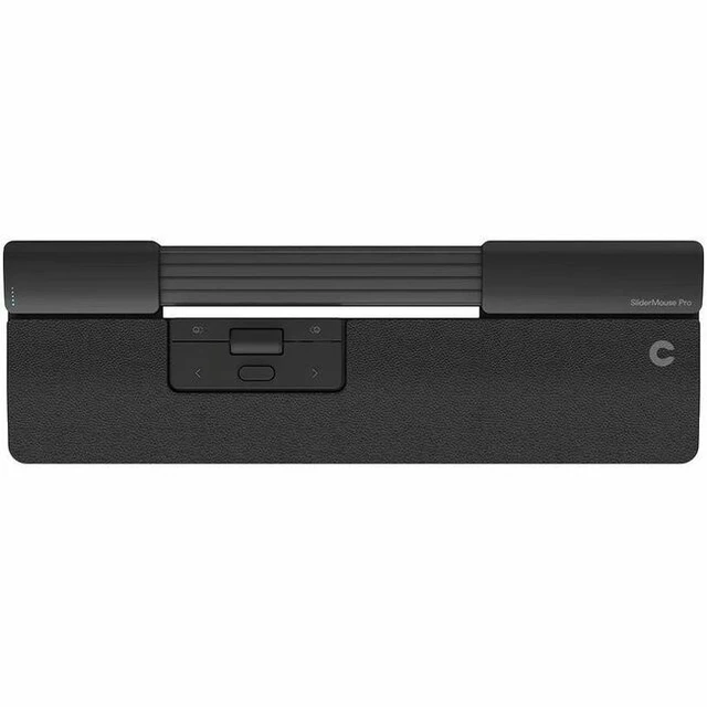 Alt view image 8 of 12 - Contour Design Wired SliderMouse Pro with Vegan Leather Wrist Rest #CDSMPRO20110