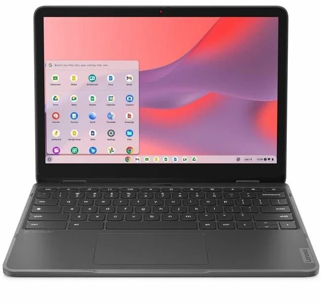 Main image of Lenovo 500e Yoga Chromebook Gen 4 82W40038US 12.2" Touchscreen Convertible 2 in 1 Chromebook - WUXGA - 60 Hz - Intel N-Series N100 - 4 GB - 32 GB Flash Memory - English Keyboard - Graphite Gray -