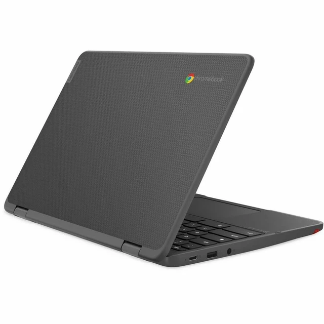 Alt view image 2 of 7 - Lenovo 500e Yoga Chromebook Gen 4 82W40038US 12.2" Touchscreen Convertible 2 in 1 Chromebook - WUXGA - 60 Hz - Intel N-Series N100 - 4 GB - 32 GB Flash Memory - English Keyboard - Graphite Gray -
