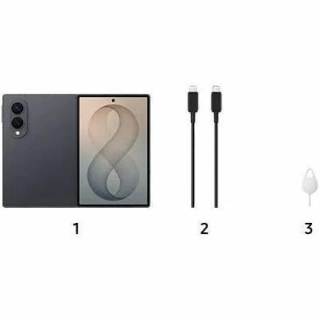 Alt view image 3 of 12 - Samsung Galaxy Z Fold8 SM-F971U 256 GB Smartphone - 7.6" Flexible Folding Screen Dynamic AMOLED 2X QXGA+ 1848 x 2448 - Octa-core (OryonDual-core (2 Core) 4.74 GHz + Oryon Hexa-core (6 Core) 3.60