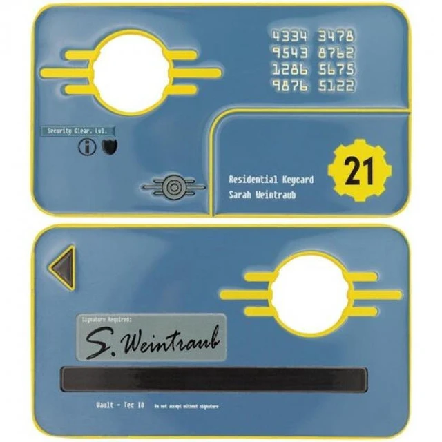 Alt view image 3 of 5 - Fallout: New Vegas - Limited Edition Replica - Vault 21 Security Keycard