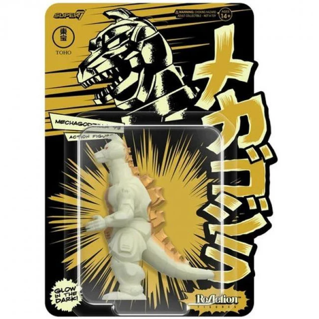Main image of Toho - ReAction Figures Wv12 (SDCC, Glow) - Mechagodzilla '93 (Glow)