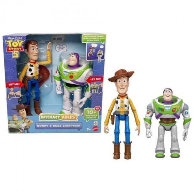 Main image of Pixar Toy Story 5: 11'' Woody & Buzz Lightyear 2-Pack, Interactables