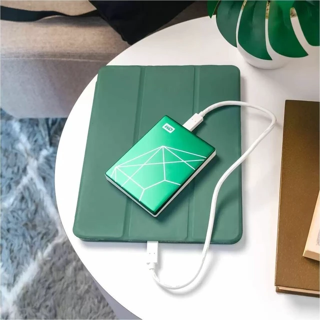 Alt view image 6 of 7 - WD My Passport Ultra 20th Anniversary Ed 6TB USB-C 3.2 Gen 1 External HDD, Green
