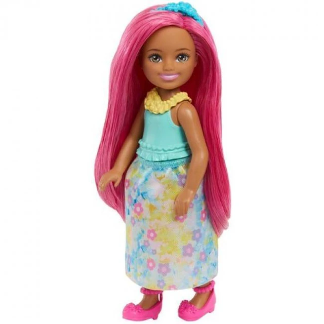 Main image of Barbie Chelsea Royal Small Doll with Pink Hair