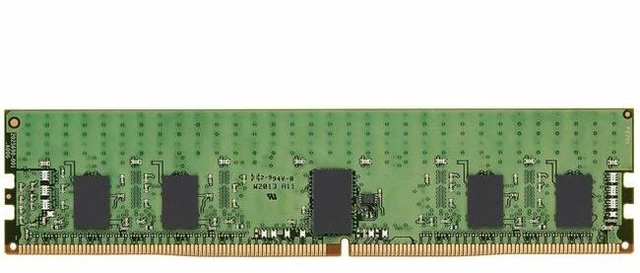 Main image of Kingston RAM Module - For Computer, Workstation, Server - 8 GB (1 x 8GB) - DDR4-3200/PC4-25600 DDR4 SDRAM Single-rank Memory - CL22 - 1.20 V - ECC - Registered - 288-pin - DIMM - Lifetime Warranty