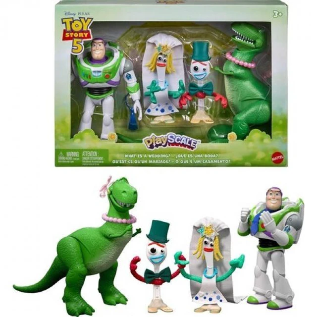 Main image of Pixar Toy Story 5: What is a Wedding 4-Pack, with Accessories
