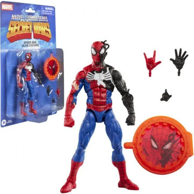 Main image of Secret Wars - Marvel Legends - Spider-Man (Alien Costume) Action Figure