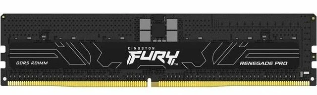 Main image of Kingston FURY Renegadr Pro 16GB DDR5 SDRAM Memory Module - For Motherboard - 16 GB (1 x 16GB) - DDR5-5600/PC5-44800 DDR5 SDRAM - 5600 MHz Single-rank Memory - CL28 - 1.35 V - ECC - Registered - 288-pi