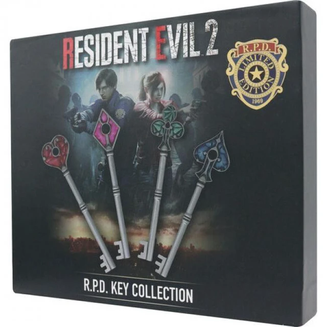Main image of Resident Evil 2 - Set of Card Suit Keys (US Variants)