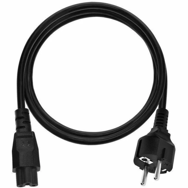 Alt view image 10 of 13 - Monoprice Power Cord - 6 Feet - Black | 2-Prong, CEE 7/7 SCHUKO (Europe) to IEC 60320 C5, 18AWG, 10amps