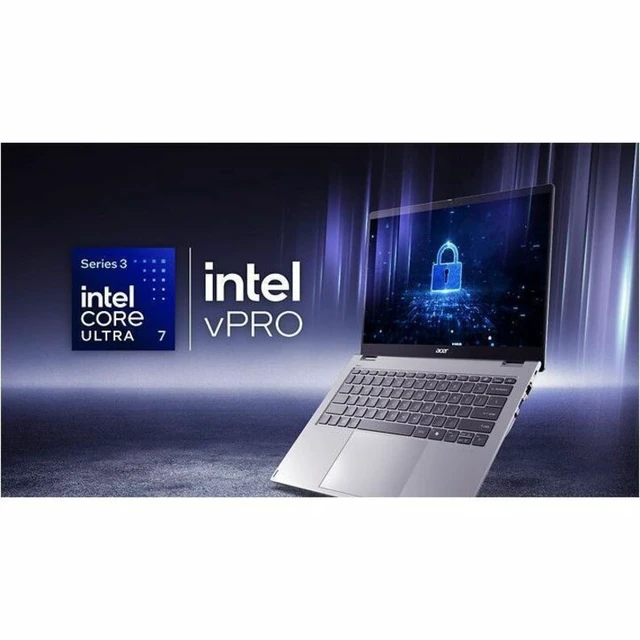 Alt view image 3 of 7 - Acer TravelMate P4 Spin 14 AI TMP414RN-56 TMP414RN-56-578M 14" Touchscreen Convertible Copilot+ PC 2 in 1 Notebook - WQXGA+ - 60 Hz - Intel Core Ultra 5 325 - 16 GB - 512 GB PCI Express NVMe 4.0