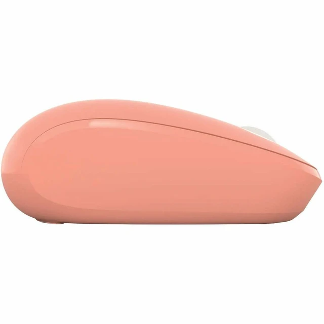 Alt view image 4 of 7 - Incase Designed by Microsoft Bluetooth Mouse - Optical - Wireless - Bluetooth - Peach - Scroll Wheel - 4 Button(s) - Symmetrical - 1 x AA Battery Supported