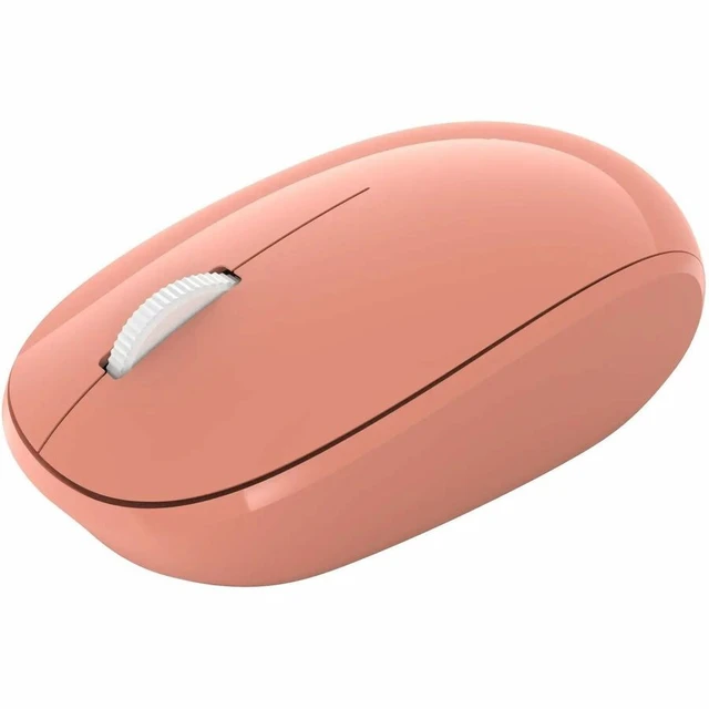 Alt view image 7 of 7 - Incase Designed by Microsoft Bluetooth Mouse - Optical - Wireless - Bluetooth - Peach - Scroll Wheel - 4 Button(s) - Symmetrical - 1 x AA Battery Supported