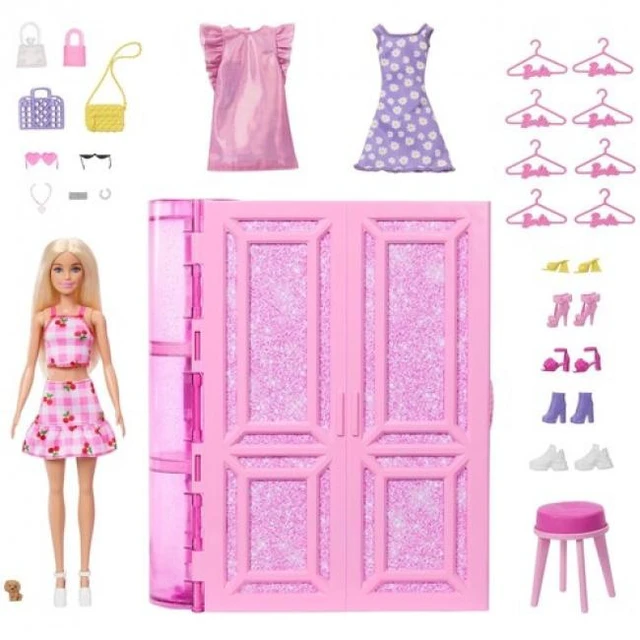 Alt view image 7 of 7 - Mattel HXD58 Barbie Dream Closet and Doll Playset