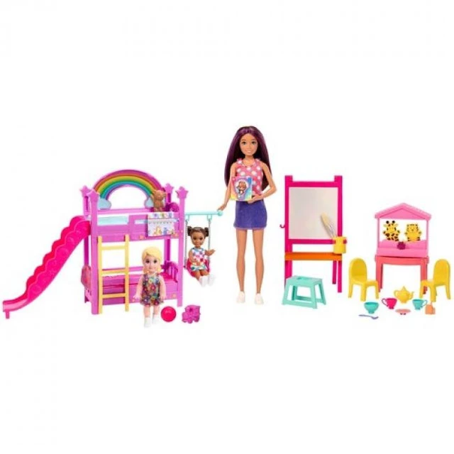 Alt view image 7 of 7 - Mattel HND18 Barbie Skipper Babysitters Inc Ultimate Daycare Playset
