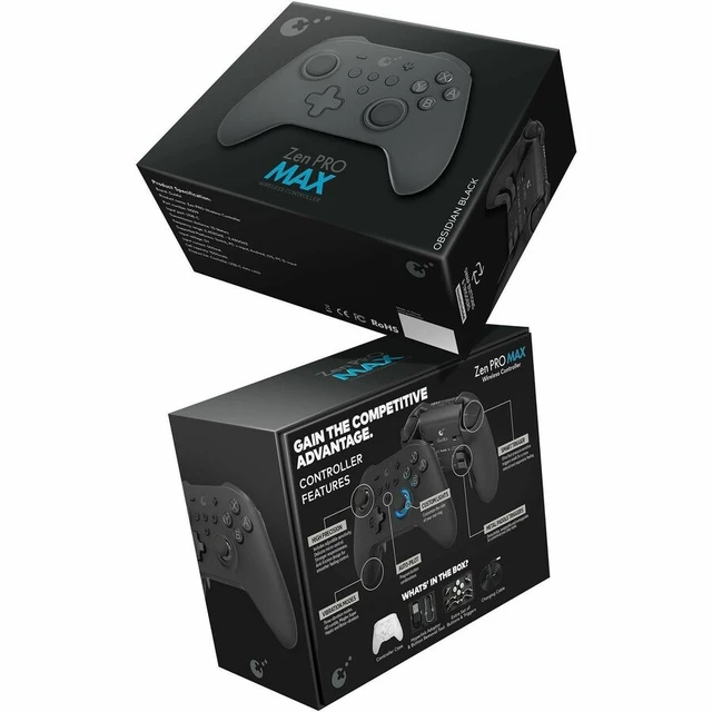 Alt view image 7 of 7 - Zen PRO Max Gaming Pad - Wireless, Cable - Bluetooth - USB - Nintendo Switch, Windows, Android, iOS, PC - Black