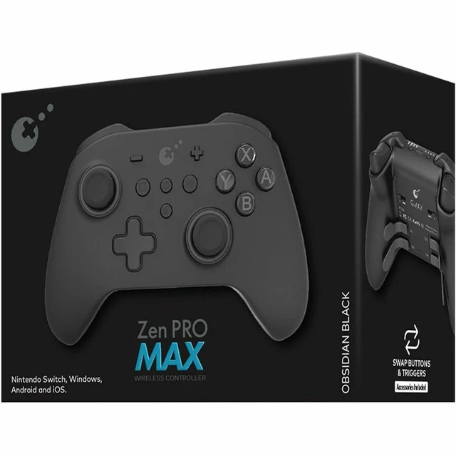Alt view image 2 of 7 - Zen PRO Max Gaming Pad - Wireless, Cable - Bluetooth - USB - Nintendo Switch, Windows, Android, iOS, PC - Black