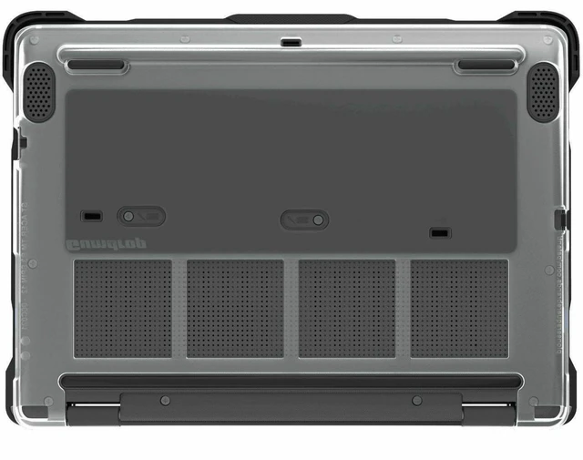 Alt view image 7 of 7 - Gumdrop SlimTech for Acer TravelMate B3 Spin 12 - For Acer Chromebook - Transparent - Bump Resistant, Drop Resistant, Shock Absorbing, Impact Resistant, Scratch Resistant - Rubber - Rugged