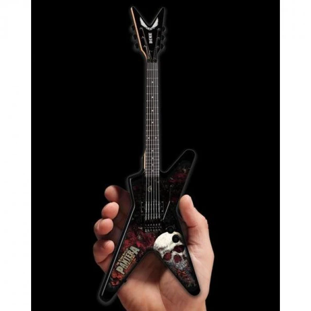 Alt view image 3 of 4 - Axe Heaven Dimebag Pantera Dean Far Beyond Bootleg Graphic ML Mini Guitar Replica Collectible DD-009