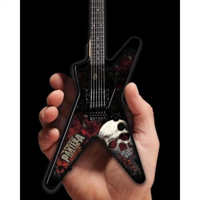 Alt view image 4 of 4 - Axe Heaven Dimebag Pantera Dean Far Beyond Bootleg Graphic ML Mini Guitar Replica Collectible DD-009