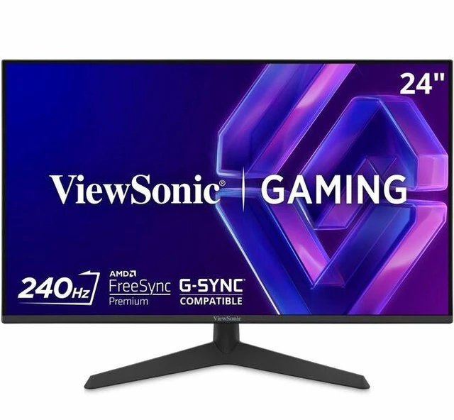Main image of ViewSonic VX2426 24" 1080p FHD 240Hz IPS Gaming Monitor with HDMI 2.1, FreeSync Premium and HDR10 - 23.8" Viewable - SuperClear IPS - LED Backlight - 1920 x 1080 - 16.7 Million Colors - AMD