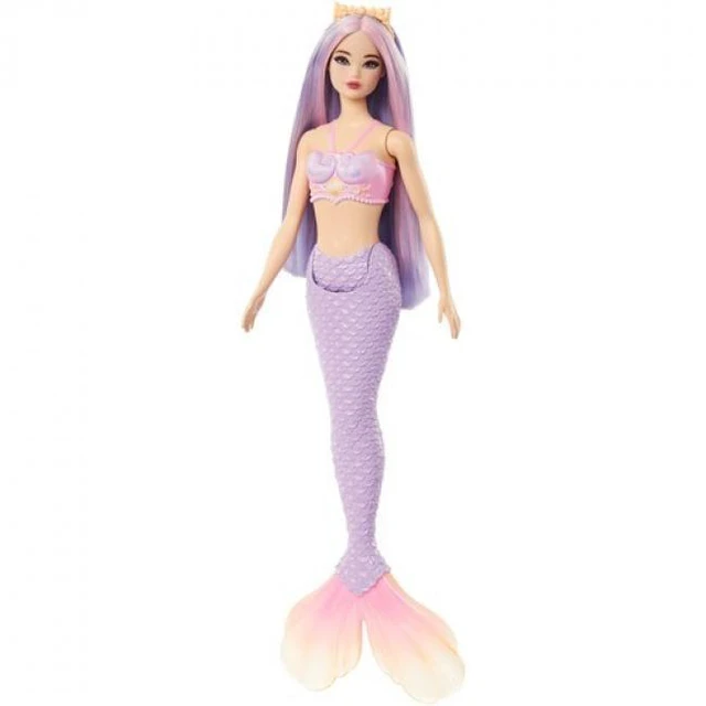 Main image of Barbie Mermaid Doll With Lilac Hair, Purple Tail & Headband Accessory