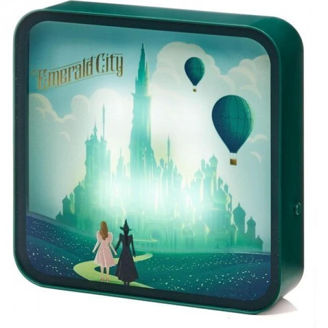Main image of Numskull - Wicked - Emerald City Acrylic Desk Lamp/Wall Light