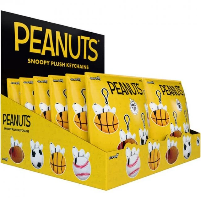 Alt view image 2 of 7 - Peanuts - Super Duper Plush Keychain Wv01A - 12pc Blind Bag Flat