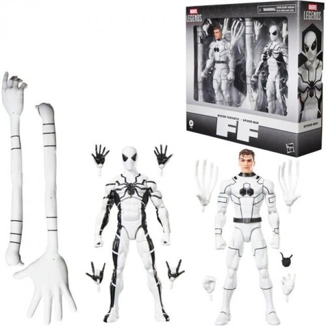 Main image of Fantastic Four - Marvel Legends - Future Foundation Mister Fantastic & Spider-Man Action Figure 2-Pack